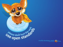 Image de la mascotte Firefox, N'abîmez pas le Web